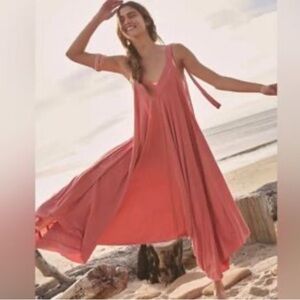 Free People Movement Dark Pink Seven Stars Jumpsuit One Size Fits Many